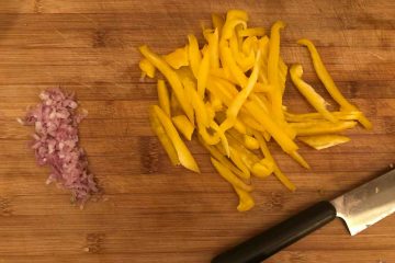 ricetta noodles di riso con carne