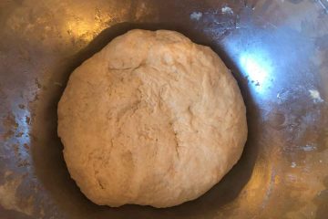 Impasto finito pizza di scarole
