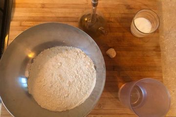 Ingredienti per impasto pizza di scarole
