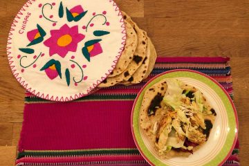 pollo messicano con tortillas