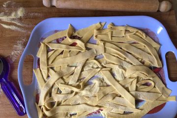 lagane e ceci con 'nduja