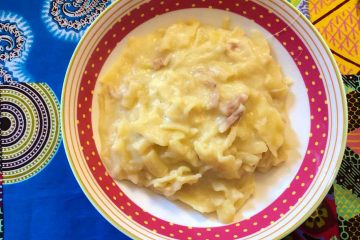 pasta patate e provola alla napoletana