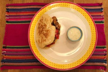 pita greca con pollo ricetta