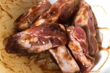 costolette di maiale bbq al forno