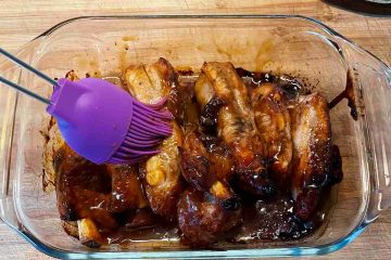 costolette di maiale bbq al forno