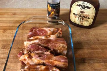 costolette di maiale bbq al forno