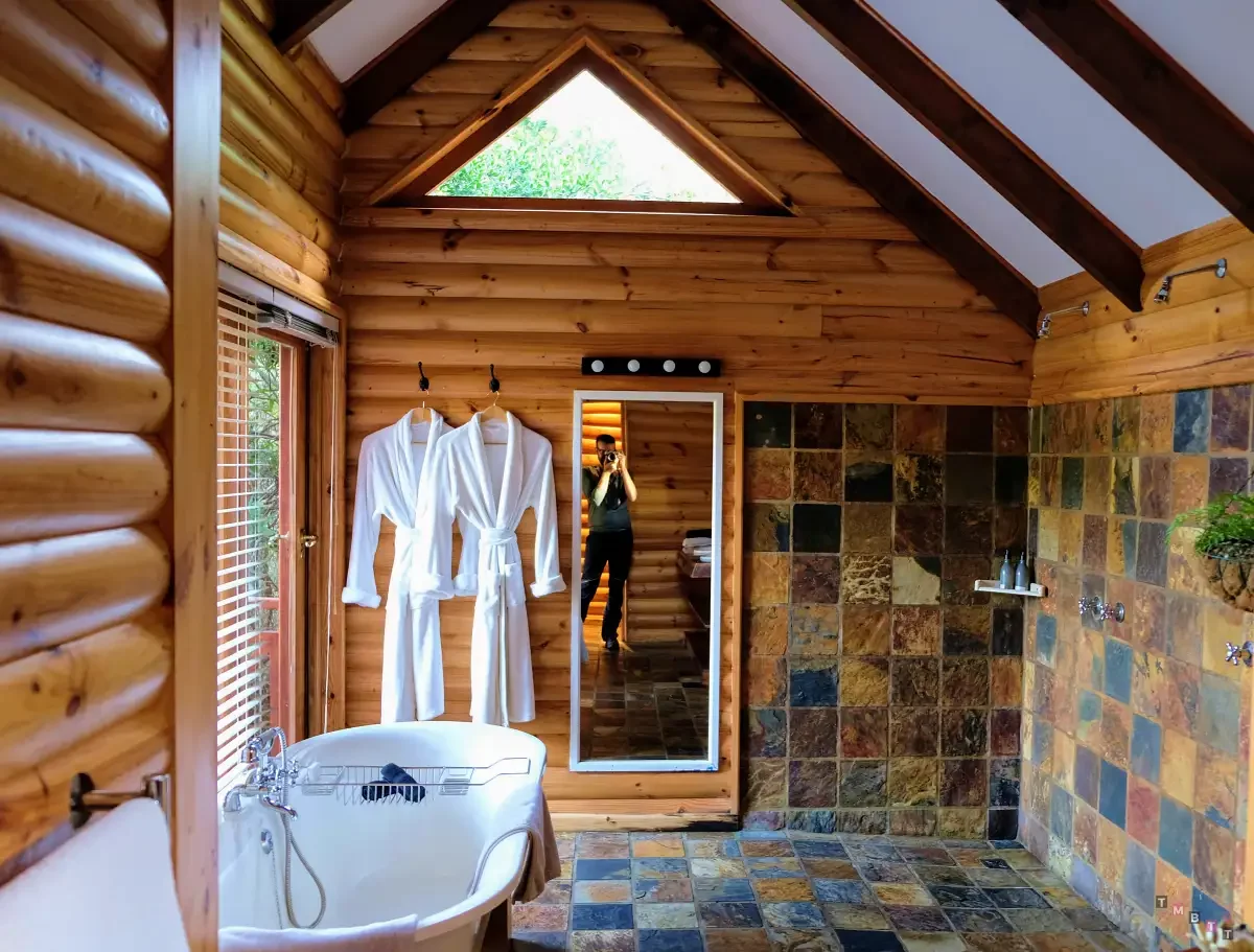Bagno e vasca fernery lodge sudafrica